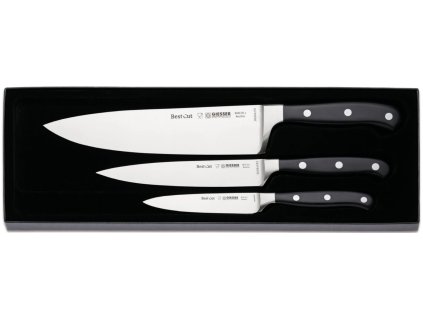 Sada nožů BestCut 3dílná, černá GIESSER MESSER 9840 bc mmilenium
