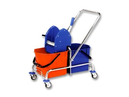 Úklidový vozík 2x17lt. se ždímačem, základní