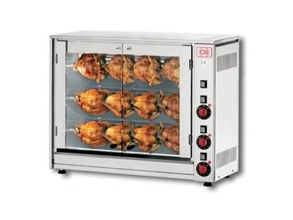 Elektrický gril na kuřata E-12P-S3 CB Italy