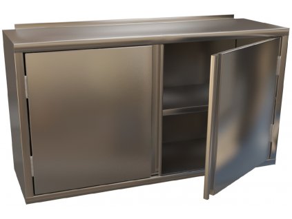 mmilenium.cz velkoobchodgastro.cz Skříňka nerez uzavřená s křídlovými dvířky a policí KNSSDK