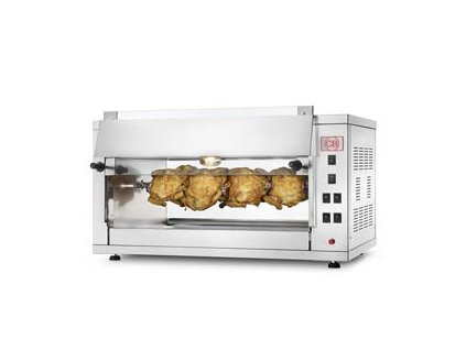 Elektrický gril na kuřata E-8P CB Italy