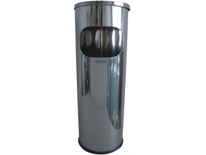 Popelník s košem nerezový