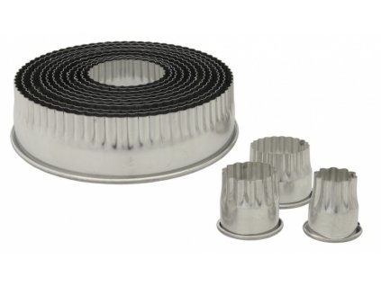 Sada vykrajovátek vlnitých