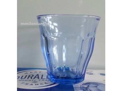 Sklenička Picardie 22cl. duritka Duralex modrá