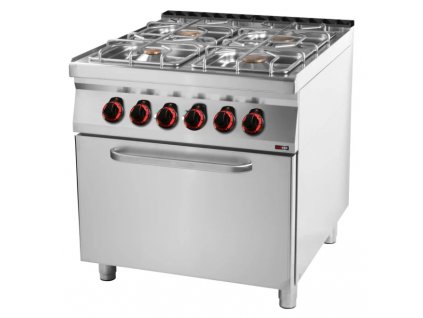 Sporák kombinovaný se statickou elektrickou troubou GN 21 mmilenium