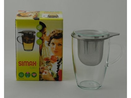 TEA FOR ONE SKLENKA LYRA SE SÍTKEM NA ČAJ 0,35lt.