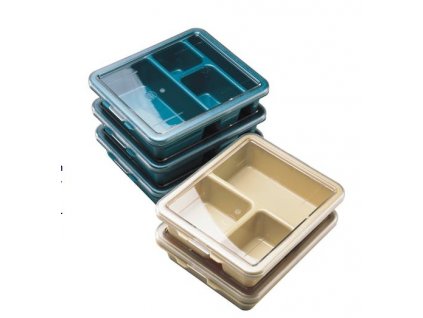 Menu box malý Cambro 4 přihrádky (1x na příbor) - polypropylen