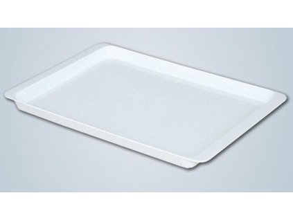 Podnos jídelní samoobslužný 50x34cm CZ bílý granit (sůl a pepř)