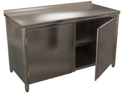 mmilenium.cz velkoobchodgastro.cz Stůl nerez skříňový s křídlovými dvířky KSSUPK