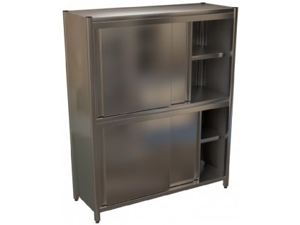 mmilenium.cz velkoobchodgastro.cz Dvojitá skříň nerez s posuvnými dvířky KSPDD hloubka 400mm