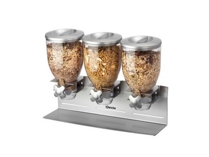 mmilenium.cz velkoobchodgastro.cz DÁVKOVAČ CEREÁLIÍ MUSLI 3 X 3,5 LITRŮ BARTSCHER