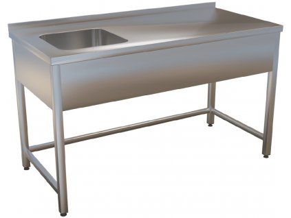 mmilenium.cz velkoobchodgastro.cz Dřez nerez KSVO s lisovanou vanou hloubka 600mm