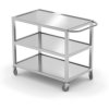 Svařovaný číšnický vozík z nerezové oceli se 3 policemi 80x50cm HENDI 810224 mmilenium