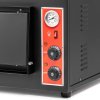 Profesionální dvoukomorová pec na pizzu 2x4x30 cm | FORGAST FG09551