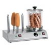 Elektrický přístroj na hotdogy s trny - 4 speciální trny na rohlíky Bartscher