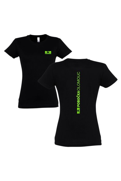 Tričko ze 100% bavlny s potiskem POBOČKY/REALITNÍ MAKLÉŘ | dámské