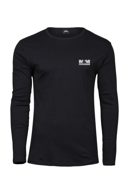 Tričko z organické bavlny s dlouhým rukávem  | pánské