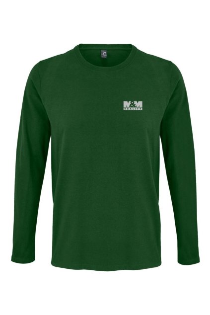 Tričko z těžké bavlny s dlouhým rukávem  | pánské