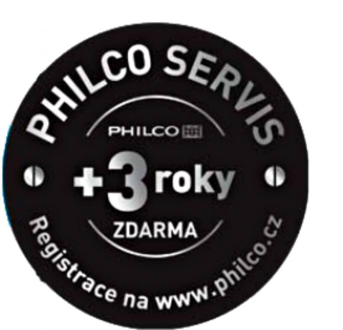 Levně Prodloužená záruka Philco 5 let bez starostí
