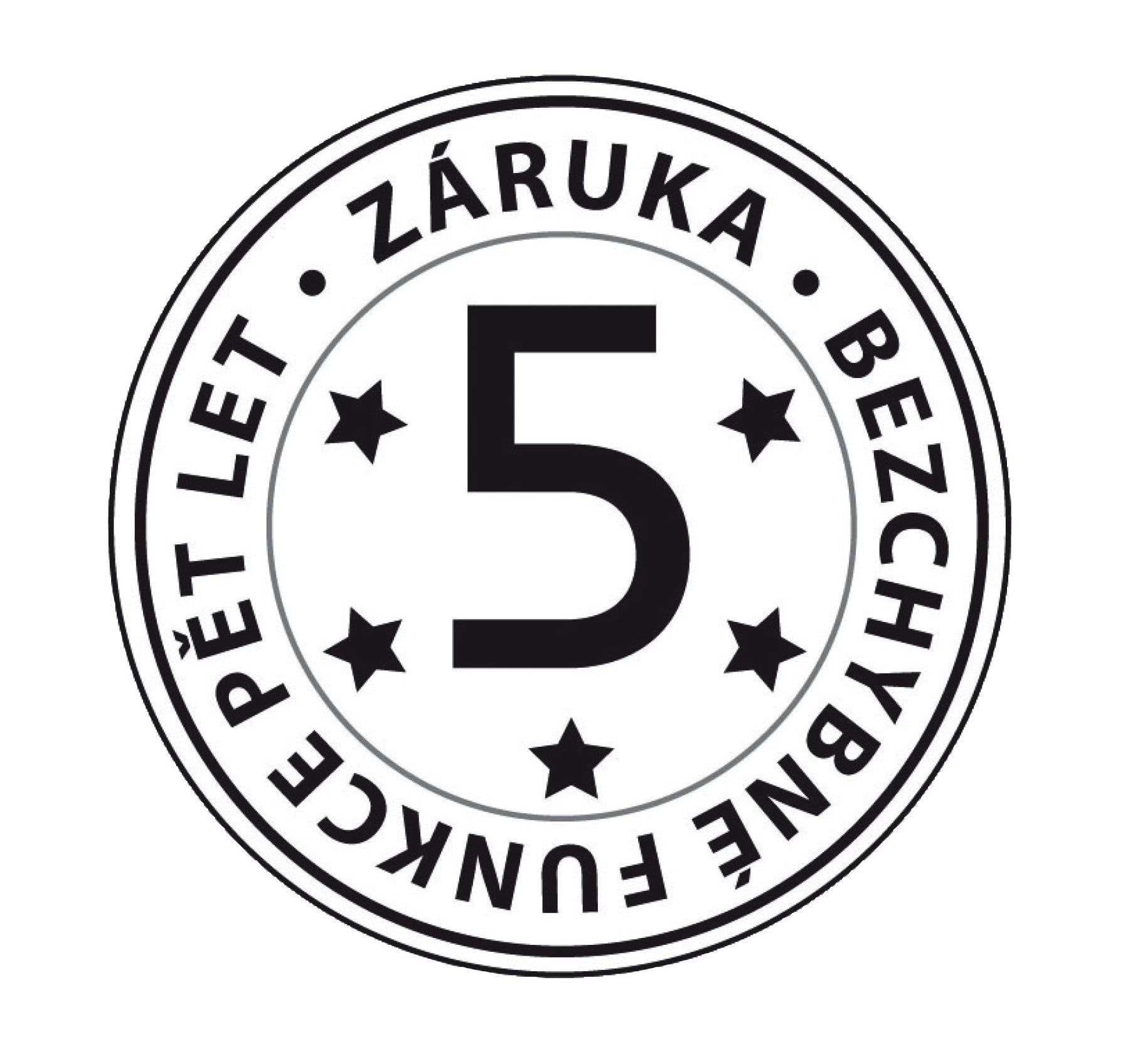 Levně Prodloužená záruka Faber 5 let na bezchybnou funkci
