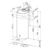 Faber CYLINDRA PLUS EV8 BK MATT A37  prodloužená záruka 5 let na bezchybnou funkci
