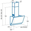 CATA JUNO GLASS TC Nerez Bílé sklo 600