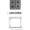 0113520 deska plynova kpg6030wg