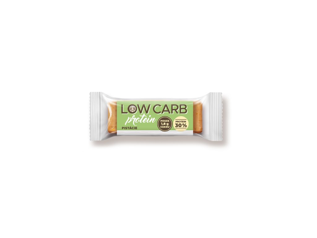 LOW CARB tyčinka s WPC proteinem 30% pistácie, 28g