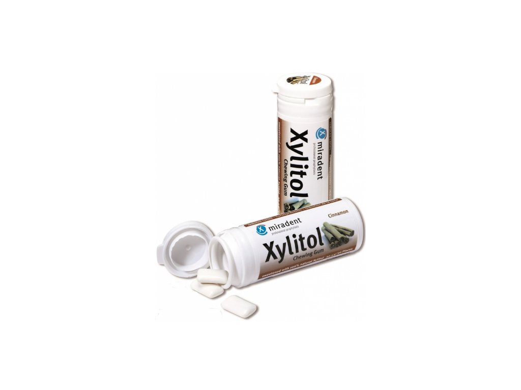 Miradent Xylitol žvýkačky Skořice, 30g2