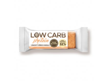 LOW CARB tyčinka s WPC proteinem 32% lískoořechové máslo, 28g