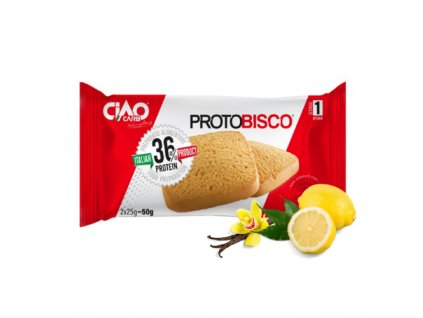 Proteinová LOW CARB sušenka – Vanilka & Citron, 2x25g (50g)