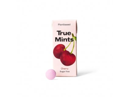 TRUE MINTS pastilky bez cukru Třešeň, 13g