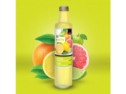 SIRUP I'm KETO, s příchutí citrusového ovoce, 500ml