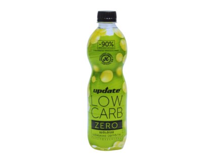 LOW CARB Osvěžující sycený nápoj Norbi Update HROZNY 500ml