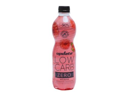LOW CARB Osvěžující sycený nápoj Norbi Update MALINA 500ml