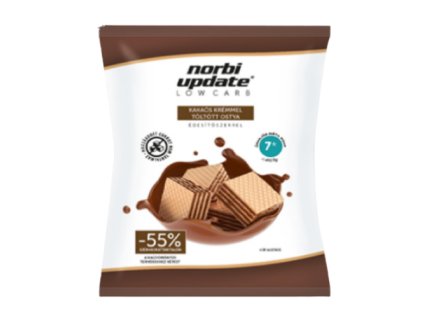 LOW CARB OPLATKY Norbi Update PLNĚNÉ KAKAOVÝM KRÉMEM 160g