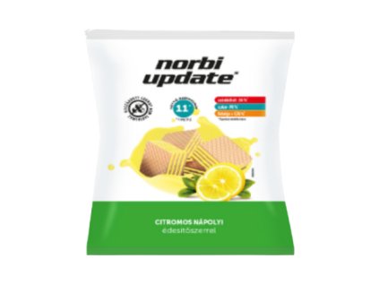 LOW CARB OPLATKY Norbi Update PLNĚNÉ CITRÓNOVÝM KRÉMEM 160g