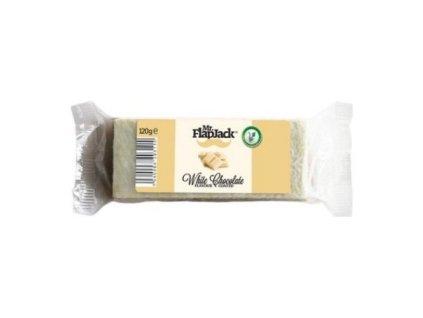 Mr. FLAPJACK BÍLÁ ČOKOLÁDA, 120g
