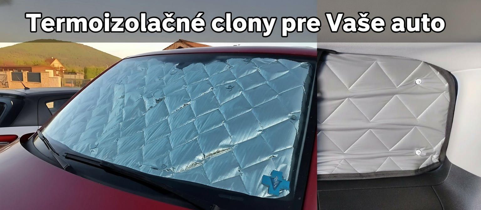 Termoizolačné clony do okna auta