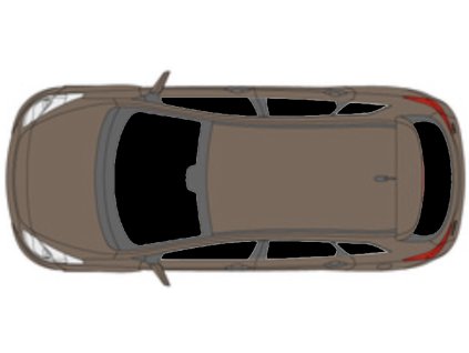 Okno Hyundai i30CW Sada