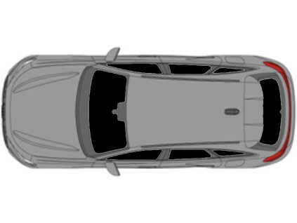 Okno AudiA5Avant Sada
