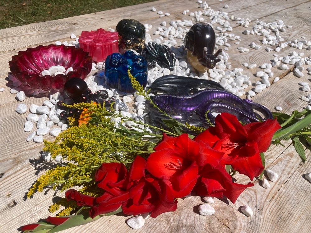 Originální dekorace z pryskyřice, ruční výroba MN kreativ