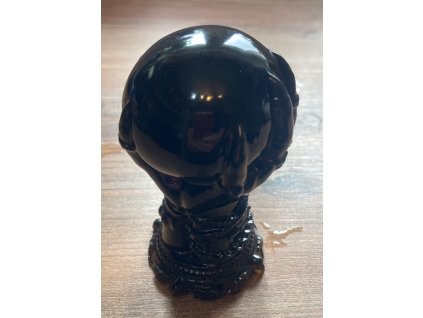 věštecká koule s jantarem