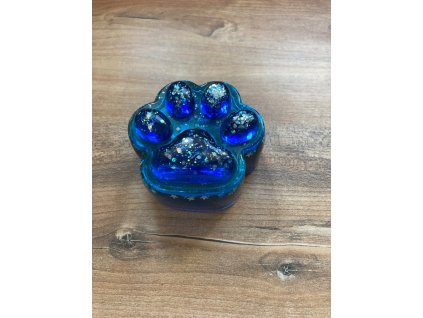 06. šperkovnice modrostříbrná 8x8cm