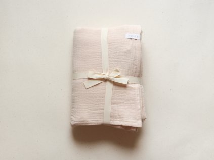 mušelínová deka krémová