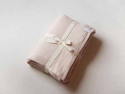 mušelínová deka 135/180 krémová