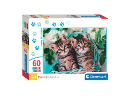 puzzle 60 lov.kitty twins 32726