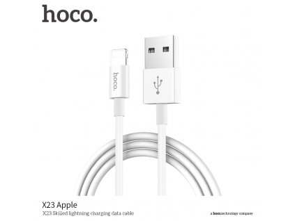 Kabel USB-A/Lightning pro iPhone a iPad - Hoco, X23 Skilled White