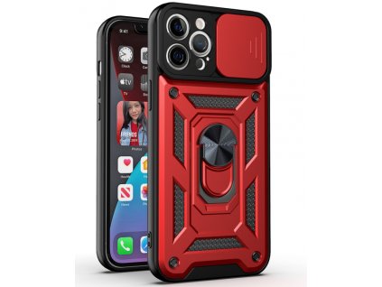 Ochranný kryt pro iPhone 7 PLUS / 8 PLUS - Mercury, Camera Slide Red