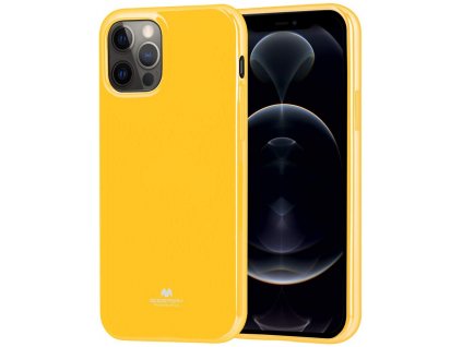 Ochranný kryt pro iPhone 12 Pro MAX - Mercury, Jelly Yellow